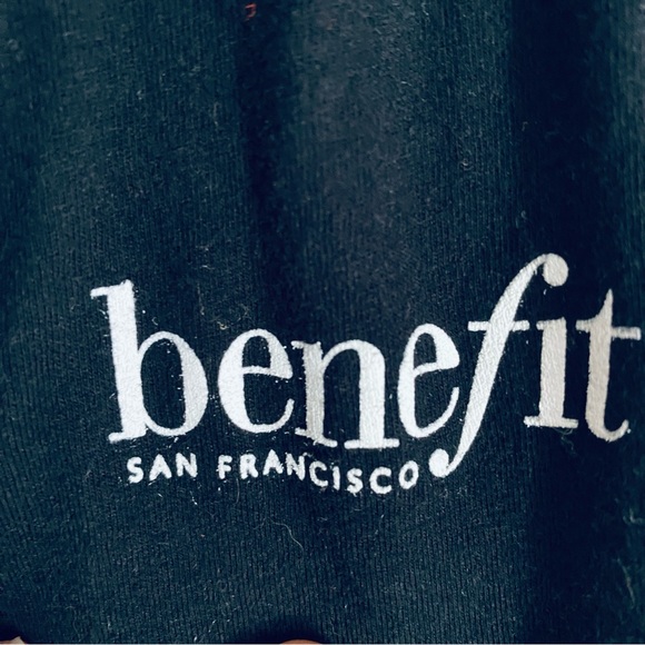 Next Level Apparel Women's Black Graphic T Shirt Benefit Cosmetics Ulta Size M - Picture 4 of 8